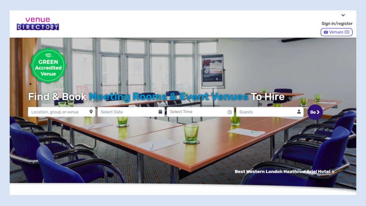 venue directory home page post