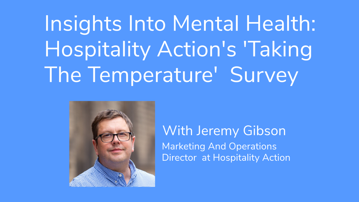 Jeremy Gibson Hospitality Action Survey post