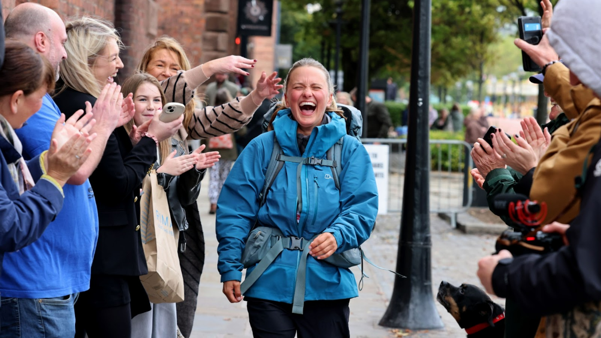 Maya Gilbert charity coastal walk for Hospitality Action post