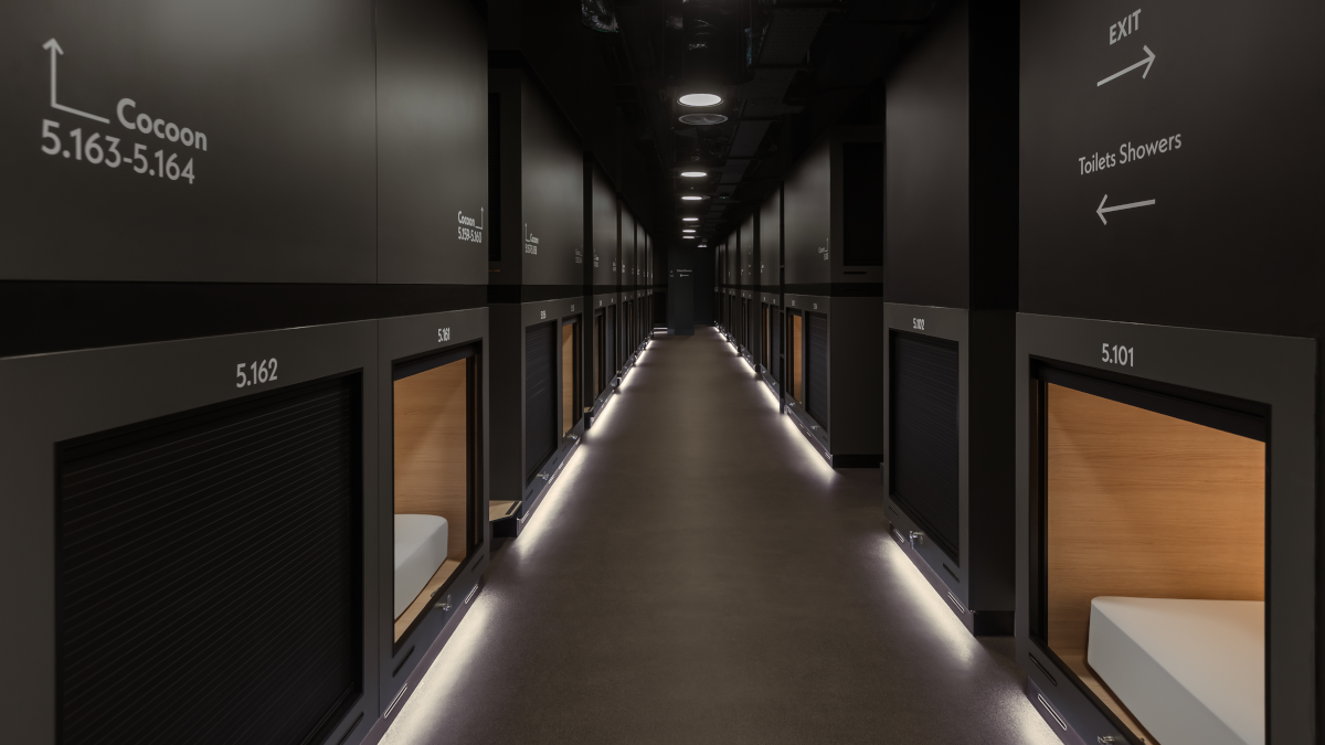 capsule hotel london inside view post