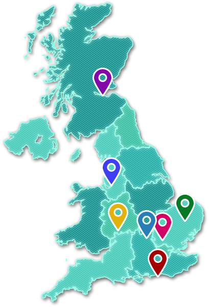 Schools Engagement Programme 45 UK Map